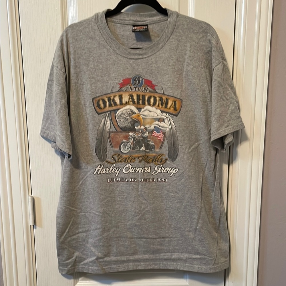 Harley-Davidson Gray Graphic T-Shirt